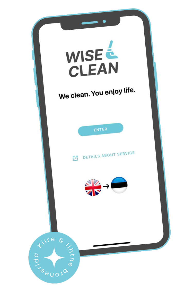 WiseClean mobiilirakendus